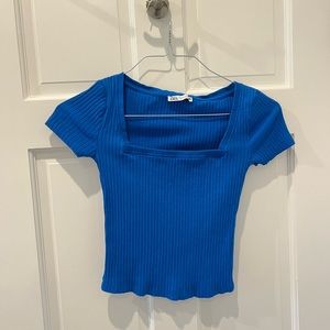 Blue Zara top